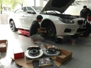 寶馬M6改裝BREMBO-GT-R競技六活塞剎車套件