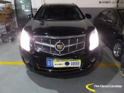 【鋒程車改】江門改車燈—凱迪拉克SRX升級海拉五雙光透鏡