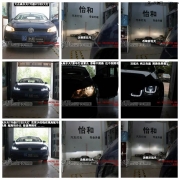 衡水怡和改燈，大眾高爾夫7改裝GTI款雙U大燈！