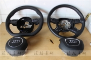 [外觀] 湖南長沙匯格車研汽車改裝奧迪A6多功能撥片定速巡航RS6方向盤/電鍍銀耳RS6反光后視鏡