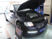 深圳汽車燈光改裝：老銳志改裝海拉3雙光透鏡[光速車改]