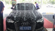 新車汽車漆面鍍膜鍍晶，杭州奧迪A6L全車德國SONAX漆面鍍晶