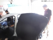 寶馬320大能隔音+音響改裝【山東專業(yè)汽車音響改裝