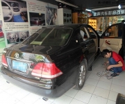 【重慶源聲汽車(chē)影音】---皇冠原車(chē)屏升級(jí)GPS導(dǎo)航