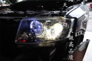 成都新款指南者改燈|吉普14指南者完美改裝透鏡無損不開燈