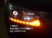 豐田13代新皇冠改裝高亮LED雙色日行燈日間行車燈帶轉(zhuǎn)向功能