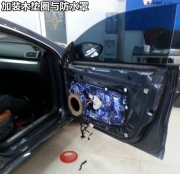 鄭州大眾CC音響改裝德國(guó)彩虹套裝喇叭——鄭州金聲改