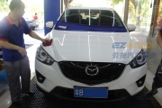 新車汽車漆面鍍膜鍍晶，杭州馬自達(dá)CX-5全車德國SONAX鍍晶
