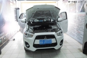 【重慶源聲汽車(chē)影音】-----三菱勁炫全車(chē)隔音改裝案例