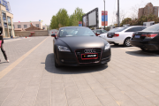 奧迪TT全車亞光黑車身改色案例