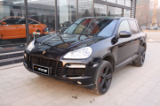 保時捷卡宴全車亞光黑車身改色案例
