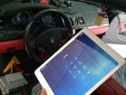 深圳豪车玛莎拉帝gts改装车载苹果iPad智能互联系统--搜音坊