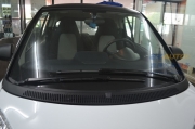 杭州奔驰smart全车龙膜玻璃贴膜，前挡AIR80+侧后档ATR15