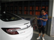 杭州汽車漆面保養(yǎng)，別克君威全車德國SONAX漆面納米鍍晶