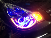 【杭州新酷改燈】杭州尼桑軒逸改燈 升級原裝q5雙光透鏡 ...