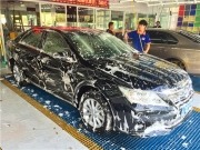 杭州汽車漆面保養(yǎng)，豐田凱美瑞全車德國SONAX漆面納米鍍晶