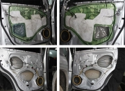 佛山豐田RAV4全車大能隔音，意大利PHD4060功放與芬朗喇叭專...