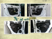 福建漳州標(biāo)志3008汽車音響改裝。