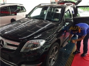 杭州奔馳GLK300全車德國SONAX漆面納米鍍晶，汽車漆面保養(yǎng)