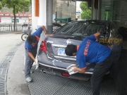 杭州日產(chǎn)天籟全車德國SONAX漆面納米鍍晶，汽車漆面保養(yǎng)