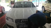 杭州奧迪A7全車德國SONAX漆面納米鍍晶，汽車漆面保養(yǎng)