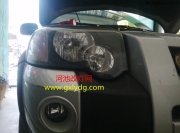 路虎神行者2改裝Q5透鏡超級(jí)亮~亮~【廣西亮眼車燈改裝】