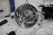 成都吉姆尼車燈改裝Q5海拉LED天使惡魔眼雙光透鏡氙氣大燈...