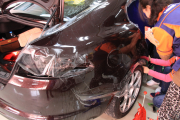 捷豹XF全車巨亮U+透明膜車身改色案例