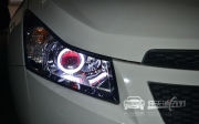 武漢科魯茲車燈改裝Q5原裝小糸雙光透鏡 天使眼 惡魔眼