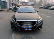 奔馳新S500L全車巨亮U+透明膜車身改色案例