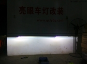 現(xiàn)代名圖改裝Q5透鏡藍(lán)色惡魔眼【廣西亮眼車燈改裝】