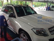 杭州奔馳GLK260漆面鍍晶，汽車(chē)漆面保養(yǎng)，杭州SONAX專(zhuān)營(yíng)店