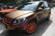上海汽車換色，鈴木雨燕全車施工效果展示圖