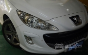 武漢標(biāo)致308車(chē)燈改裝原廠Q5透鏡 新款飛利浦XV 4800K燈泡 海拉4