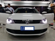 哈爾濱博士達(dá)汽車音響改裝 新速騰改裝德國彩虹DL-C6.2