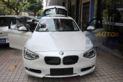 廣州寶馬118i原車屏升級導航倒車影像國慶特惠!