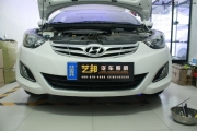衡水改燈 衡水汽車(chē)改燈 藝邦改燈 現(xiàn)代朗動(dòng)加裝高配日行燈