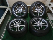 奔馳W222 S550 AMG運動版正品19in輪轂+普利司通potenza s001輪胎