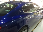 玛莎拉蒂上海全车车身透明保护PU膜隐形车衣施工展示