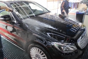 杭州奔馳C200L漆面鍍晶，汽車(chē)漆面保養(yǎng)，杭州SONAX專(zhuān)營(yíng)店