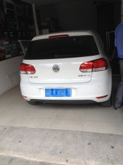 張家港專業(yè)汽車隔音改裝之高爾夫7