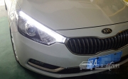 武漢起亞K3車燈改裝奧迪Q5原裝透鏡 全新歐司朗D1S 黃金眼
