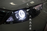 成都智跑改燈 改裝原廠Q5超級海拉5雙光透鏡氙氣燈天使惡...
