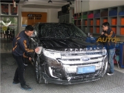 杭州汽車鍍晶，福特銳界全車德國SONAX漆面鍍晶