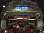 [進(jìn)排氣] 大宇車迷站 大眾高爾夫GTI 2.0T改裝升級CGW尾段雙邊雙出排氣