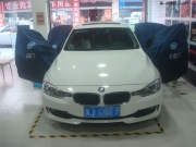 寶馬320i音響改裝 美國JBL三分頻——鹽城道聲