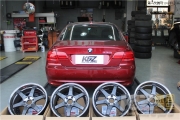寶馬E92 335i改裝日本RAYS TE37SL 鍛造輪轂
