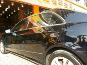 巨亮魔晶完美施工黑色奔馳E260L