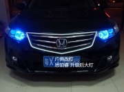 本田思鉑睿車燈改裝升級海拉三雙光透鏡氙氣燈進口安定器