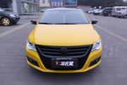 大眾CC全車亮光黃車身改色案例